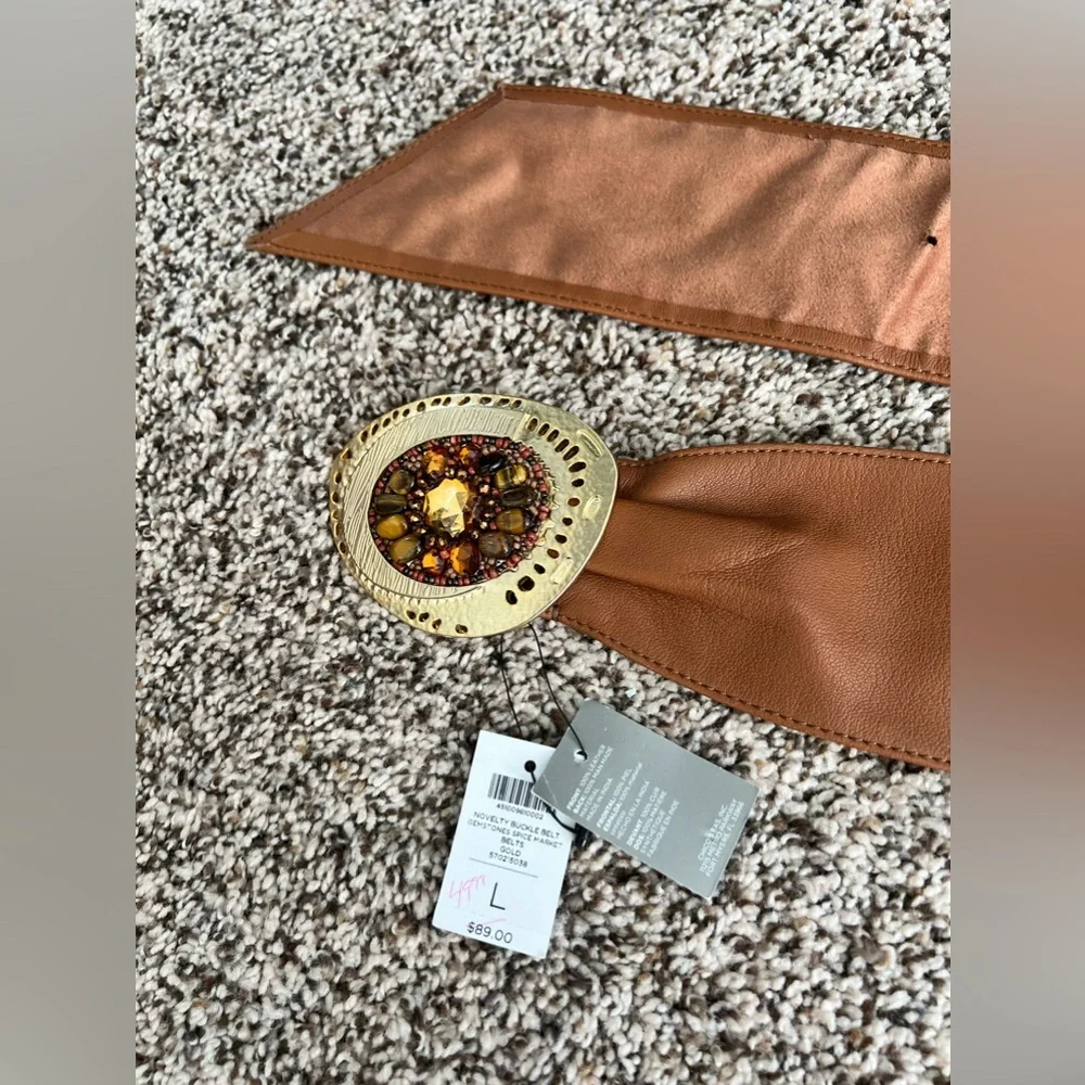 Chico’s Spice Market Belt Leather Size L